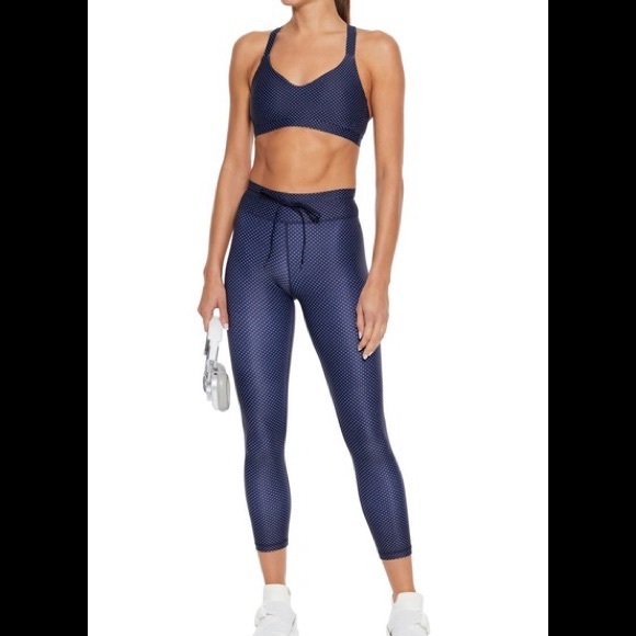 The upside soft stretch navy white dots leggings S - Picture 1 of 14
